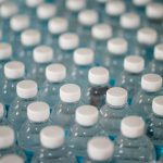 white plastic bottle lot