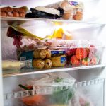 a refrigerator filled with lots of food and drinks